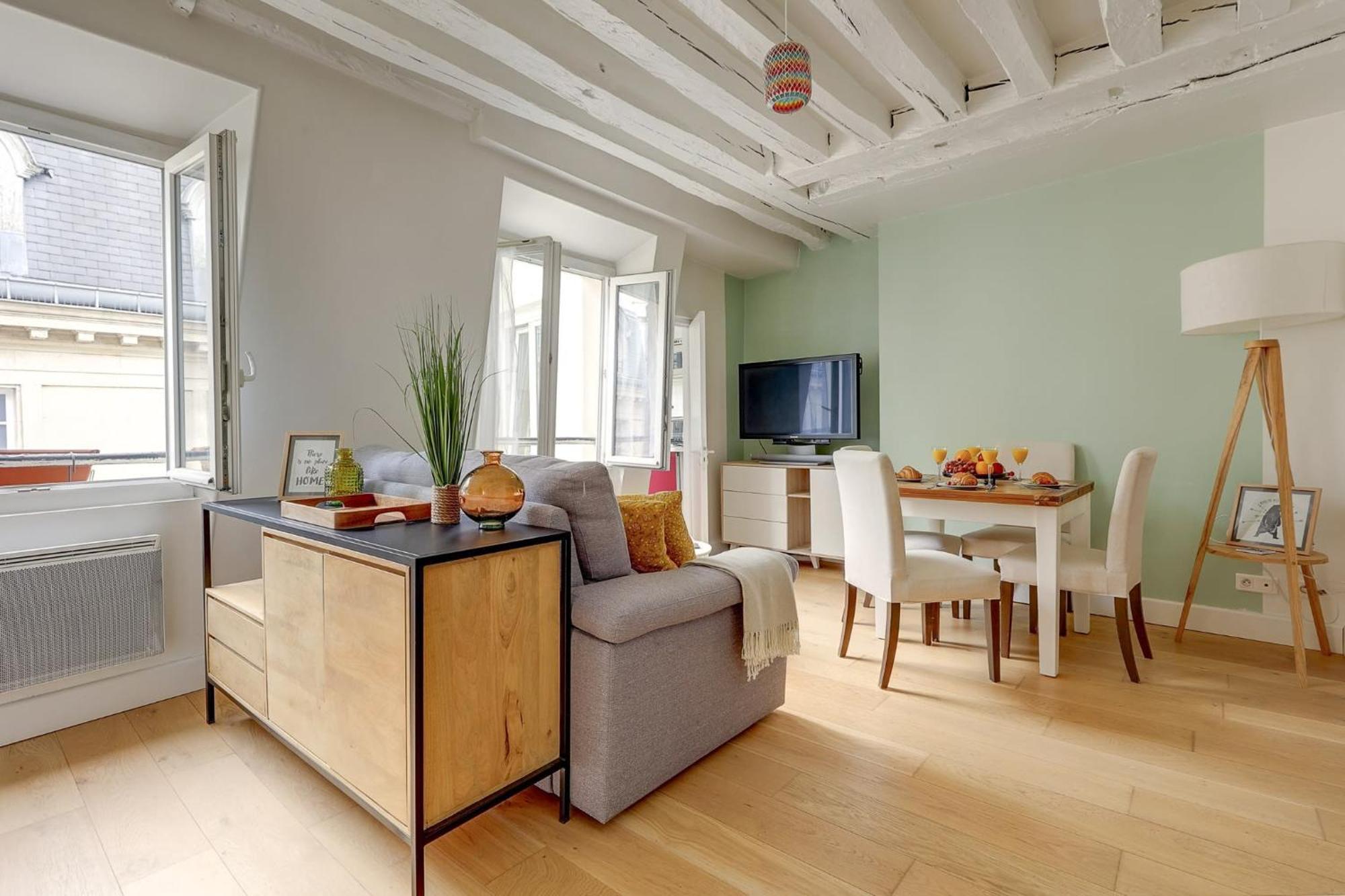 Appartement Pompidou & Central - 1br - Cityapartmentstay *